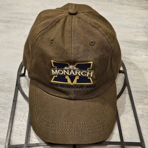 Vintage Ouray Monarch Colorado Ski & Snowboard Adjustable Hat